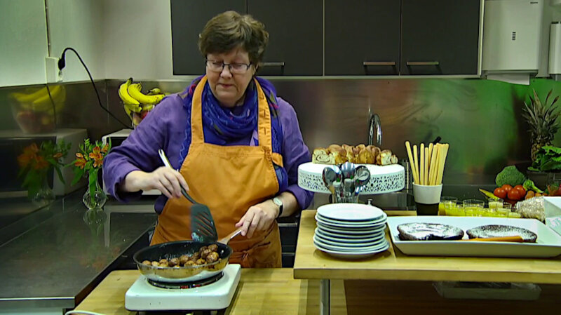 Image of the prize up for grabs in this episode: a dinner made by David Sundin’s mother, Kristina.