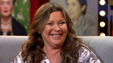 Image of Lotta Engberg, the guest contestant on the episode.