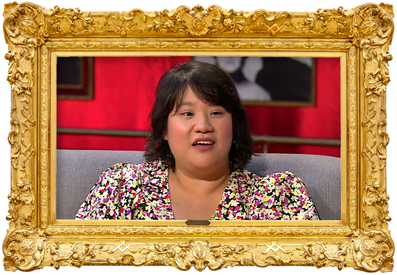 Image of Evelyn Mok, the guest contestant on the episode.