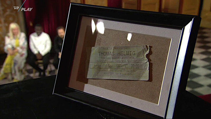 Image of the prize up for grabs in this episode: Sofie Linde’s first concert ticket.