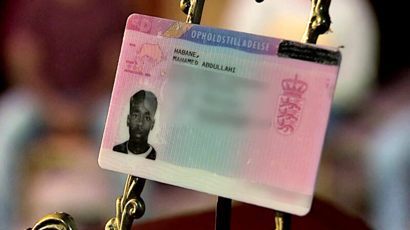 Image of the prize up for grabs in this episode: Mahamad Habane’s residence permit.