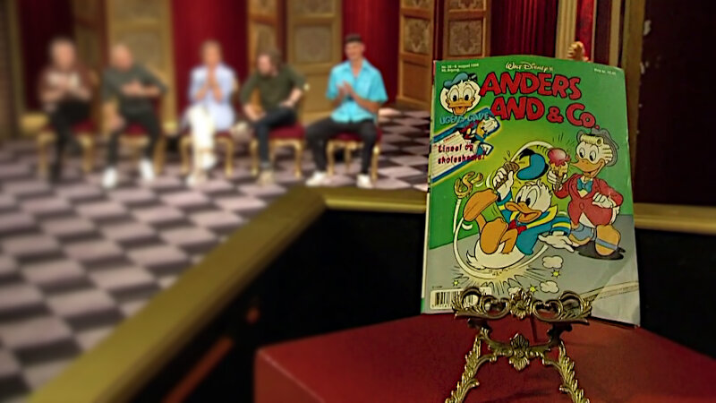 Image of the prize up for grabs in this episode: the first joke that Simon Talbot got paid for.