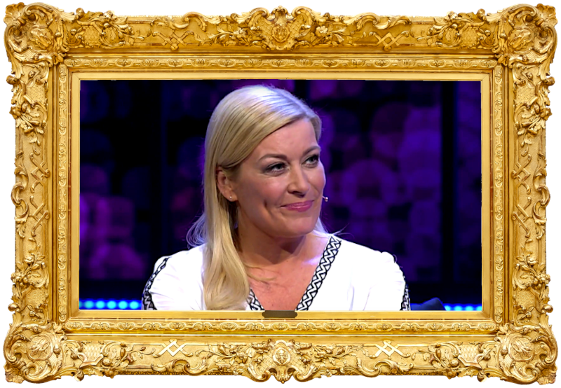 Image of Kirsi Alm-Siira, the guest contestant on the episode.