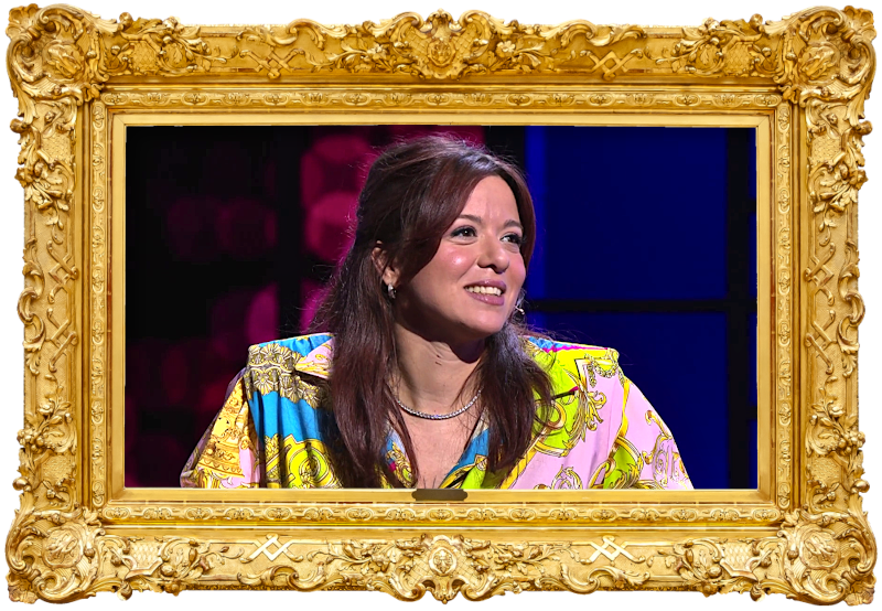 Image of Lina Schiffer, the guest contestant on the episode.