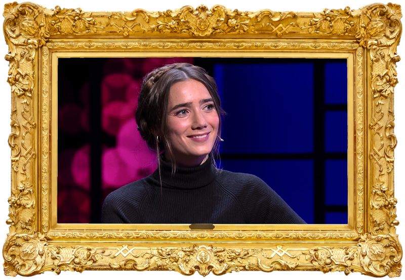 Image of Linnea Leino, the guest contestant on the episode.