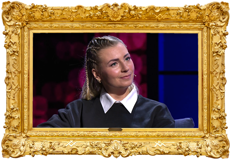 Image of Karoliina Tuominen, the guest contestant on the episode.