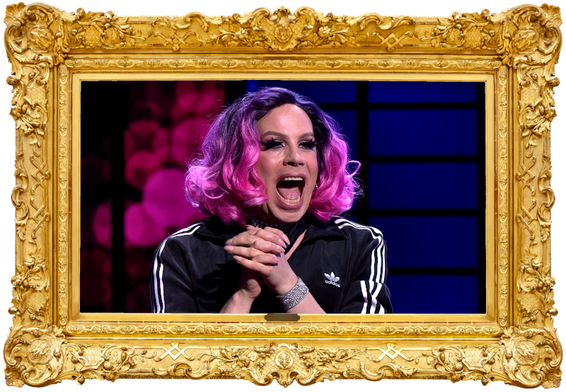 Image of Cristal Snow, the guest contestant on the episode.