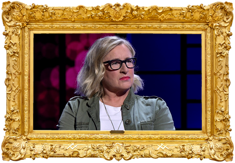 Image of Katja Ståhl, the guest contestant on the episode.