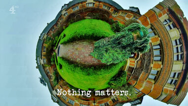 360 image of a man dressed in a ghillie suit (a reference to the 'Find the soldier with hindsight' task), with the episode title, 'Nothing matters', superimposed on it.