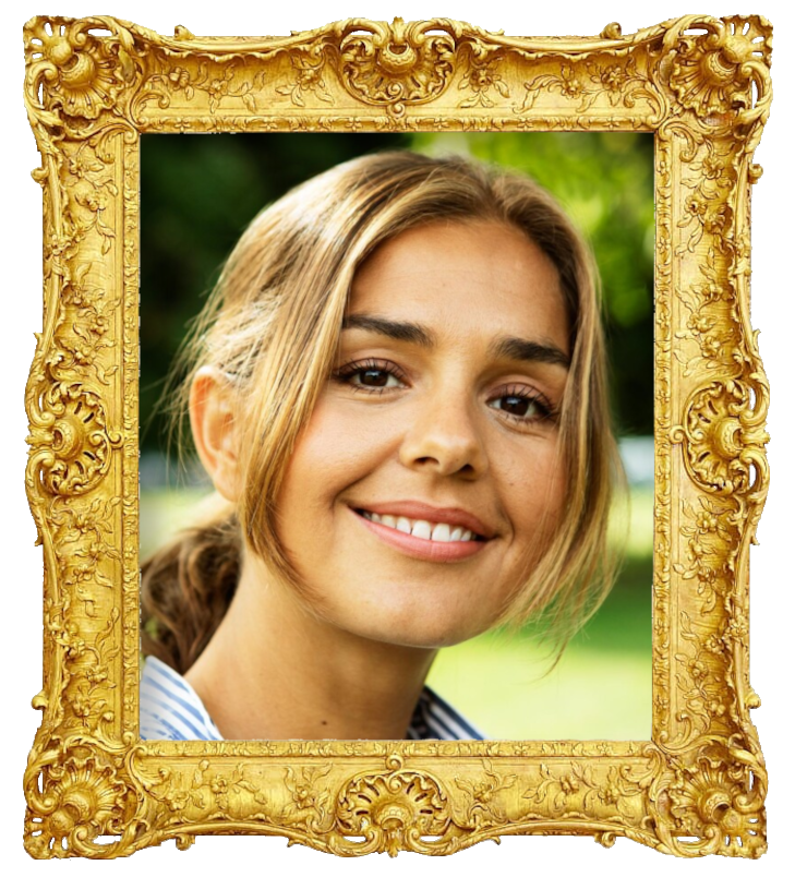 Headshot photo of Stephania Potalivo surrounded with an ornate golden frame.