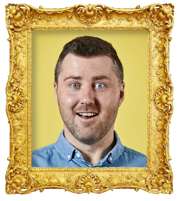 Headshot photo of Lloyd Langford surrounded with an ornate golden frame.