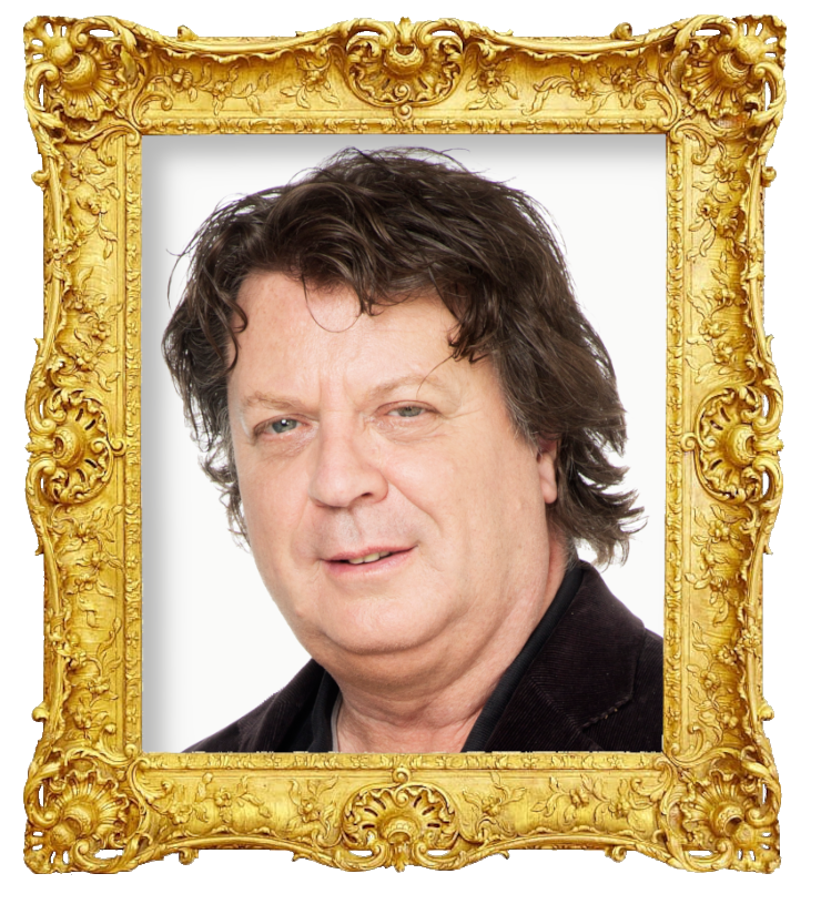 Headshot photo of Jan-Olov Andersson surrounded with an ornate golden frame.