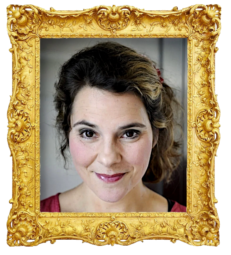 Headshot photo of Vanna Rosenberg surrounded with an ornate golden frame.