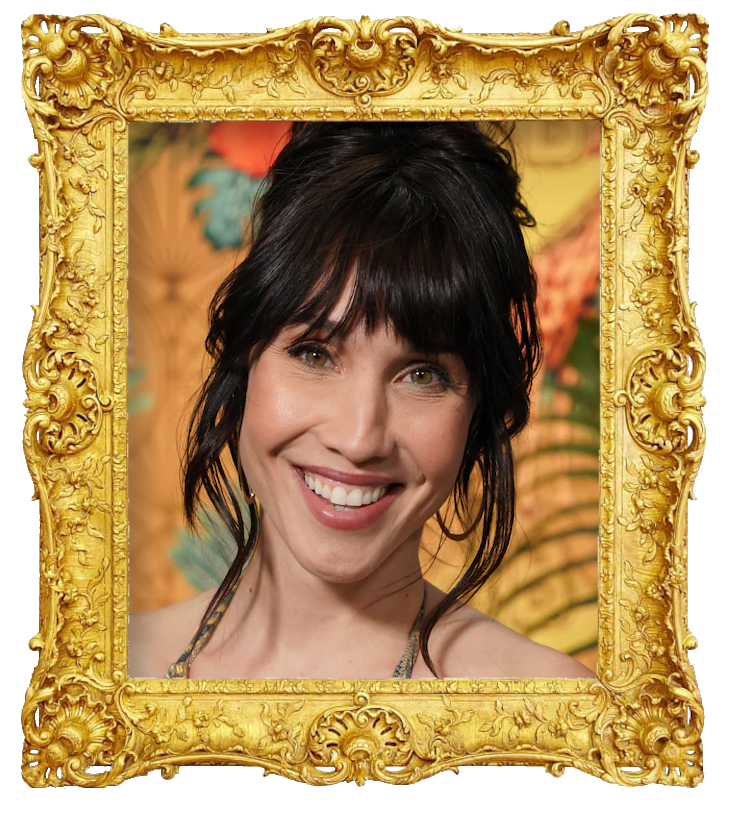 Headshot photo of Bianca Gervais surrounded with an ornate golden frame.