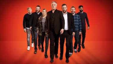 Cover image for the third series of the UK show Taskmaster, picturing the cast of the series.