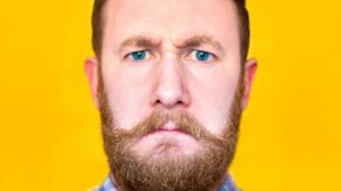 Cover image for the second year of the Edinburgh Fringe show The Taskmaster, picturing the host of the show, Alex Horne.