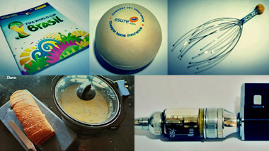 Image of the pool of prize submissions submitted by the contestants in the 'The most satisfying item' task.