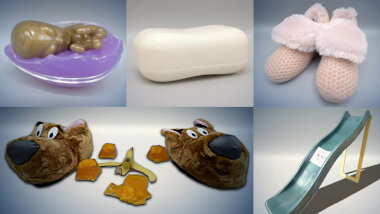 Image of the pool of prize submissions submitted by the contestants in the 'The best slippery thing' task.