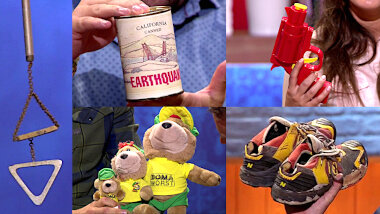 Image of the pool of prize submissions submitted by the contestants in the 'The most unusual item' task.
