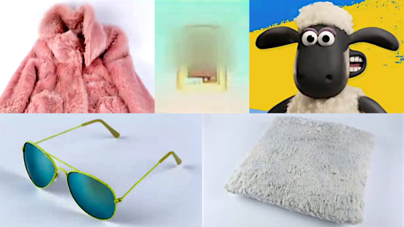 Image of the pool of prize submissions submitted by the contestants in the 'The best sheep-related item' task.
