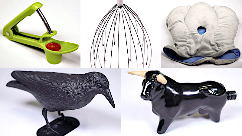 Image of the pool of prize submissions submitted by the contestants in the 'The strangest item you own' task.