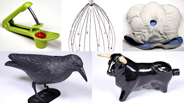 Image of the pool of prize submissions submitted by the contestants in the 'The strangest item you own' task.